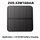 0.32W 2V 160mA Solar Cell DIY Solar Panel Module Charger for 1.2V Battery Phone