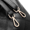 Women Bag Soft PU Leather Messenger Totes Handbags Shoulder Bags(Black)