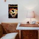 Rainbow Rising Retro Metal Plate Tin Sign Poster Plate Wall Art for Bar Club