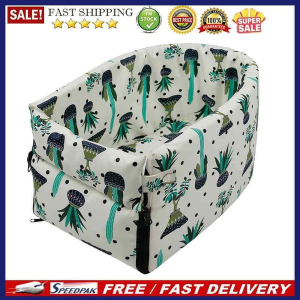 Pet Dog Car Carrier Seat Bag Basket for Small Cat Dogs Safety Travel Bed Ho