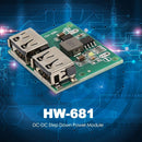 HW-681 Dual USB DC-DC 5V 3A Step Down Power Module for Car Charge Buck Voltage