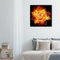 Flames Rose Frameless Picture Oil Paint By Numbers Hand Painted Picture Kit