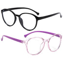 Protection Round Eyeglasses Ultra Light Frame Anti-blue Light Kids Glasses