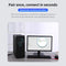 Comfast USB Bluetooth-Compatible 5.1 Dongle Adapter for Headset Keyboard Speaker