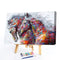 Galloping Horse Oil Paint By Numbers Canvas Wall Craft Coloring Drawing for