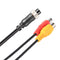 Asiprop M16 4Pin Aviation Head to RCA DC Male Extension Cable Adapter