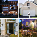 120LED Solar 3 Mode Light Control Garden Light PIR Motion Sensor Wall Lamp