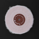 White Cotton Lint Cloth Wood Metal Mirror Polishing Buffing Wheel(100mm) Newly