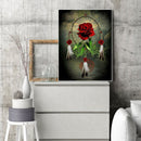 Rose Dreamcatcher Full Round Drill Mosaic Art Picture of Rhinestone Decoration