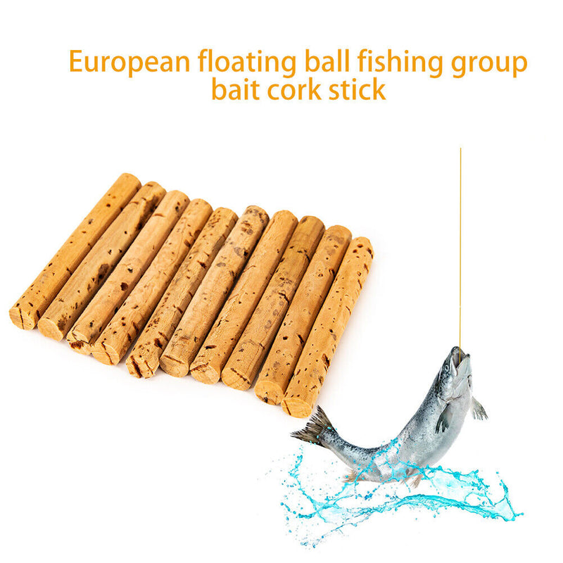 10pcs Carp Fishing Boilies Bait Zig Cork Stick Zig Rig Fishing Terminal Tackle