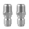 1 Pair 3/8 Threaded Male to Quick Connect Plug Fittings Pressure Washer Ada