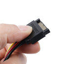 Useful Professional Y Splitter SATA Adapter Power Cable Male To 2 Female