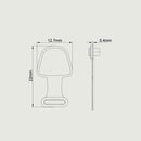 #A Silicone Phone Charging Port Dust Plug for Phone Anti-lost Dustproof Cap Cove