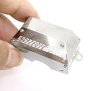 For Tamiya Benz Scania 1/14 RC Tractor Truck Parts Metal Gearbox Lid Hood
