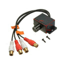 Universal Car Audio Amplifier Bass RCA Level Remote AA Volume Control F6K1 C1B3