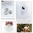 LED Light Up Hanging Faceless Gnomes Pendant Christmas Ornament (D Grey Stripe)