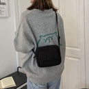 Fashion Lamb Wool Shoulder Bag Women Autumn Winter Solid Color Crossbody Bags