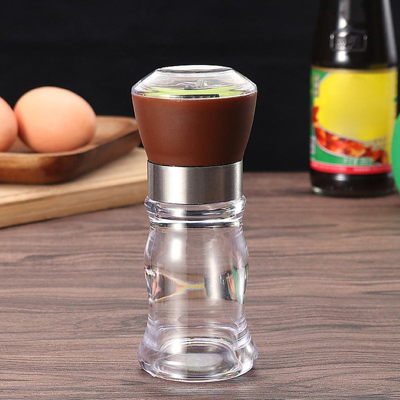 Kitchen Pepper Grinder Mill Manual Grinding Bottle Seasoning Jar Spice Holder