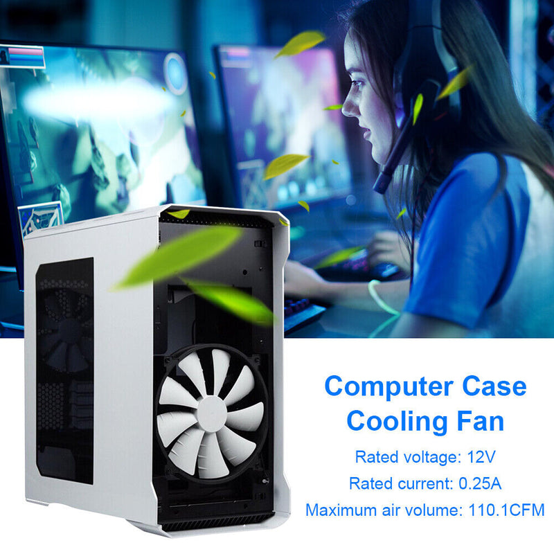 PHANTEKS PH-F200SP Chassis Cooler 3 Pin Computer Case Cooling Fan (White) Newly