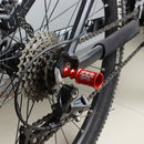 MUQZI Bicycle Bike Hub Quick Release Axis Wheel Lamp Holder Bracket (Red) Newly