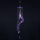 Butterfly Bell Wind Chimes Creative Home Yard Garden Hanging Decor(Purple)