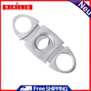 Double Blades Metal Cigar Scissors Sharp Guillotine Stainless Steel Cigar Cutter