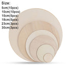 DIY Writing Wedding Decor Round Wood Pieces Wood Circles Ornament Blank Plaque