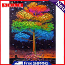 DIY Full Round Drill Rhinestone Diamond Painting Luminous Tree Handwork Home Art