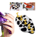 Nail Art Practice Training Display Stand Gel Color False Nails Chart (01)
