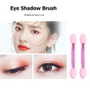 #A 50pcs Eyeshadow Brushes Double Sided Sponge Women Make Up Eye Shadow Brushes