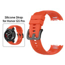 Solid Color Watch Band Silicone Smart Bracelet Strap Replace for Honor GS Pro