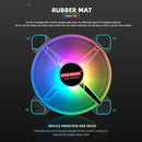 COOLMOON Yuhuan 140mm Cooling Fan Mute RGB 6Pin Desktop Computer Cooler