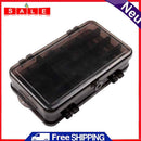 Double Side Fishing Lure Box Artificial Bait Case Organizer Lure Fishing Tackle