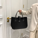 Women Fashion Felt Quilted Handbag Female Casual Soft Small Top-handle Bags