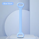 Gym 8 Word Chest Expander Rope Workout Training Resistance Band (Blue 50cm)