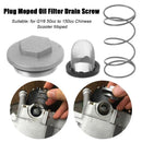 GY6 50cc Plug Moped Screws Drain Screw Oil Filter Parts 125/150 Engine Parts