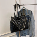 Fashion Handbag Large Capacity Lady Handbag Solid Color Autumn Winter for Ladies
