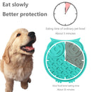 Dog Feeding Lick Mat Cat Feeder Licking Pad Slow Food Feeder Bowls (Blue) Newly
