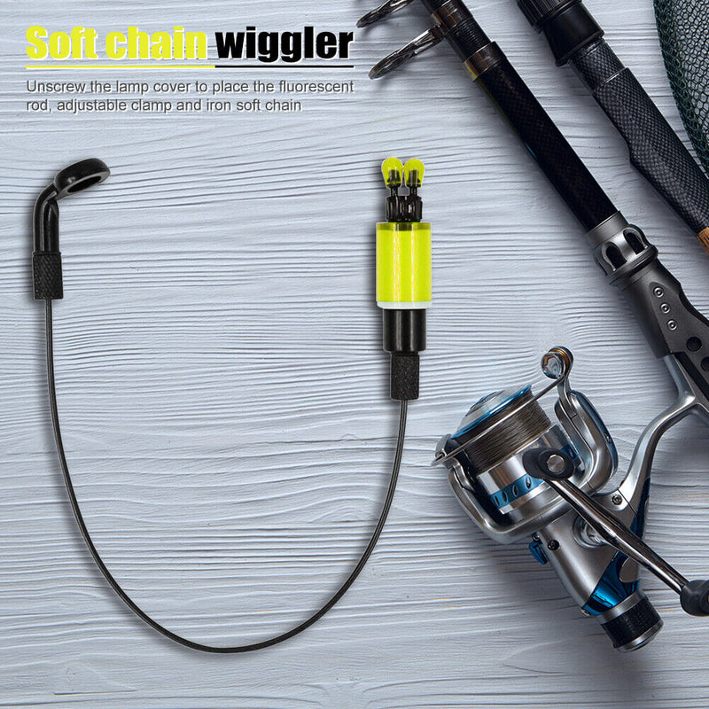#A Alerter Wobbler Bite Indicator Soft Chain Fishing Alarms Pesca Fish Tackle To