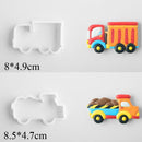 Birthday Pastry Making Cookie Cutters Car Biscuit Mould Baking Mold Cake Decor