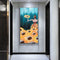 Frameless Oil Paint By Numbers DIY Flowered Skirt Girl Picture Craft for Home