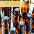 192 Piece Essential Oil Roll On Vials, Spray Bottles, Labels, Guides Roller P6T4