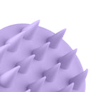 Silicone Shower Hair Washing Comb Brush Head Scalp Massage Brush (Purple) Newly