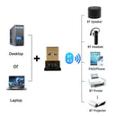 CSR 4.0 USB Bluetooth-compatible 5.0 Adapter Dongle Music Audio Receiver Transmi