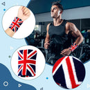 Union Jack Sports Sweatband Wristband Cycling Platinum Hand Jubilee Band N7G6