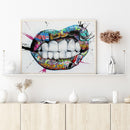 5D Full Round Drill Diamond Painting DIY Mouth Hand Picture Rhinestones Craft