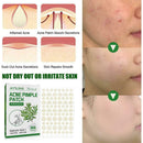 Tea Tree Oil Acne Patch Face Skin Repair Care Acne Makeup 4pcs(144pcs) W2A8
