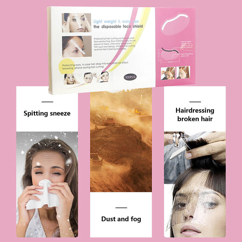 #A Transparent Eyebrow Shower Face Shields Goggles Face Cover Bath Visor for Adu