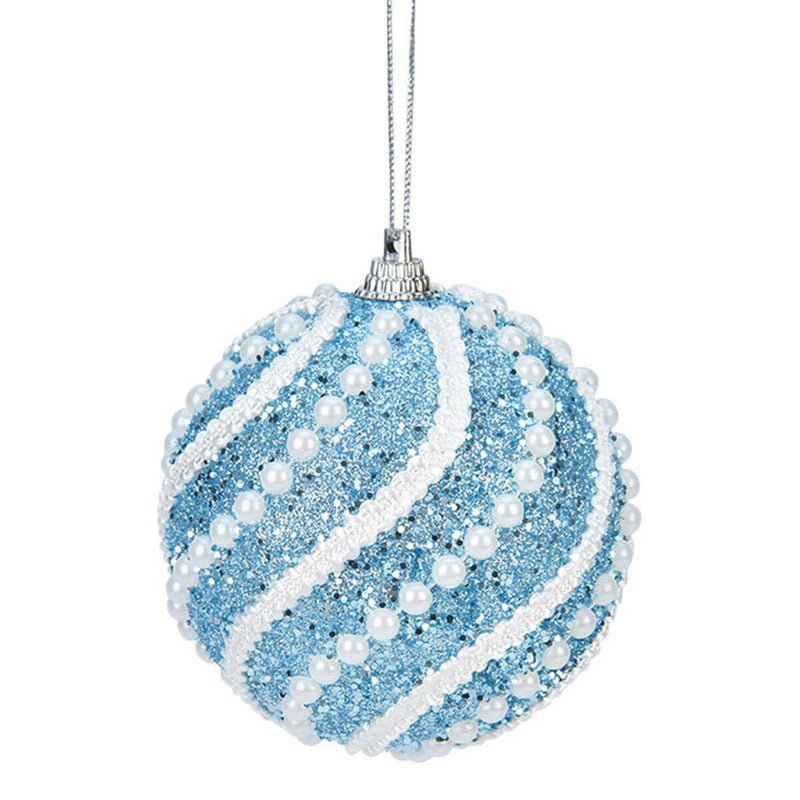 Christmas Tree Decoration Xmas Balls Ornaments 8cm Pendant Ball BLUE#