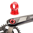 TOOPRE MTB Bike Crank Cover Screws Cap CNC M20x8mm BB Fixing Bolt (Red) Newly